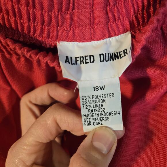 Alfred Dunner 18W Pink Pull On Pants/Trousers [0251] - Picture 5 of 7